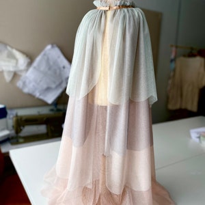 Kids cape costume, princess cape halloween costume pdf sewing pattern instant download