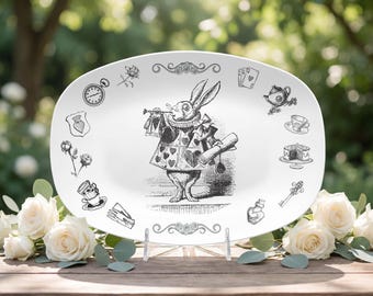 Alice in Wonderland Serving Platter