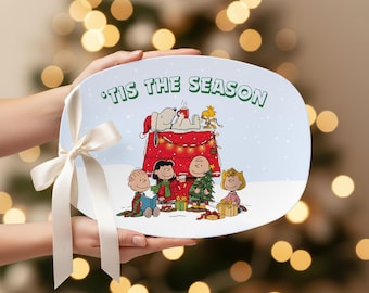 Snoopy and Friends "Tis the Season" Holiday Platter
