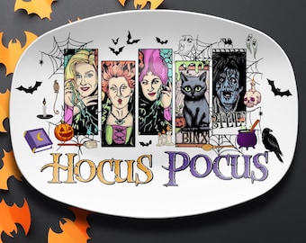 Hocus Pocus Serving Platter: Sanderson Sisters Halloween Party tray
