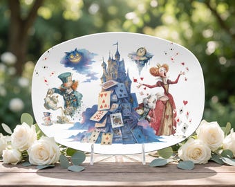 Alice in Wonderland Serving Platter