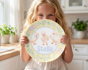 Plato de regalo de Pascua personalizado para niños: ideal para rellenar la cesta de Pascua.