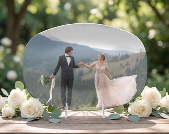 Custom Photo Gift: Personalized Wedding & Anniversary Keepsake Platter