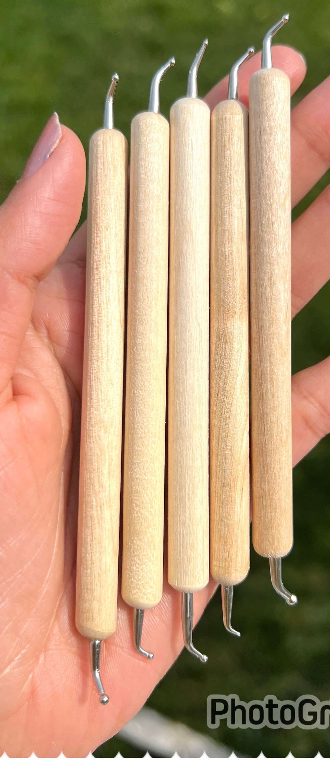 Curved Dotting Tools for Dot Mandalas, Set of 5,dotting Tools, Bent