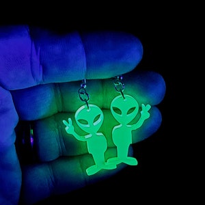 Alien Earrings
