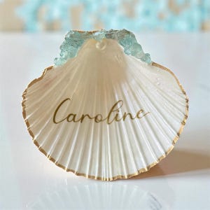 Personalized Nautical Shell Ring Dish: Bridal Party Gift