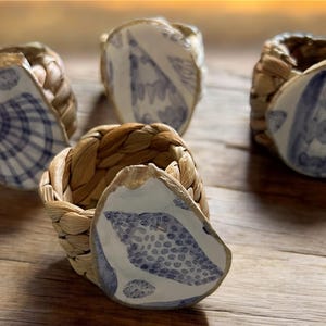 Napkin rings, Coastal decor, Shell napkin rings, Beach table setting, House warming gift, hostess gift