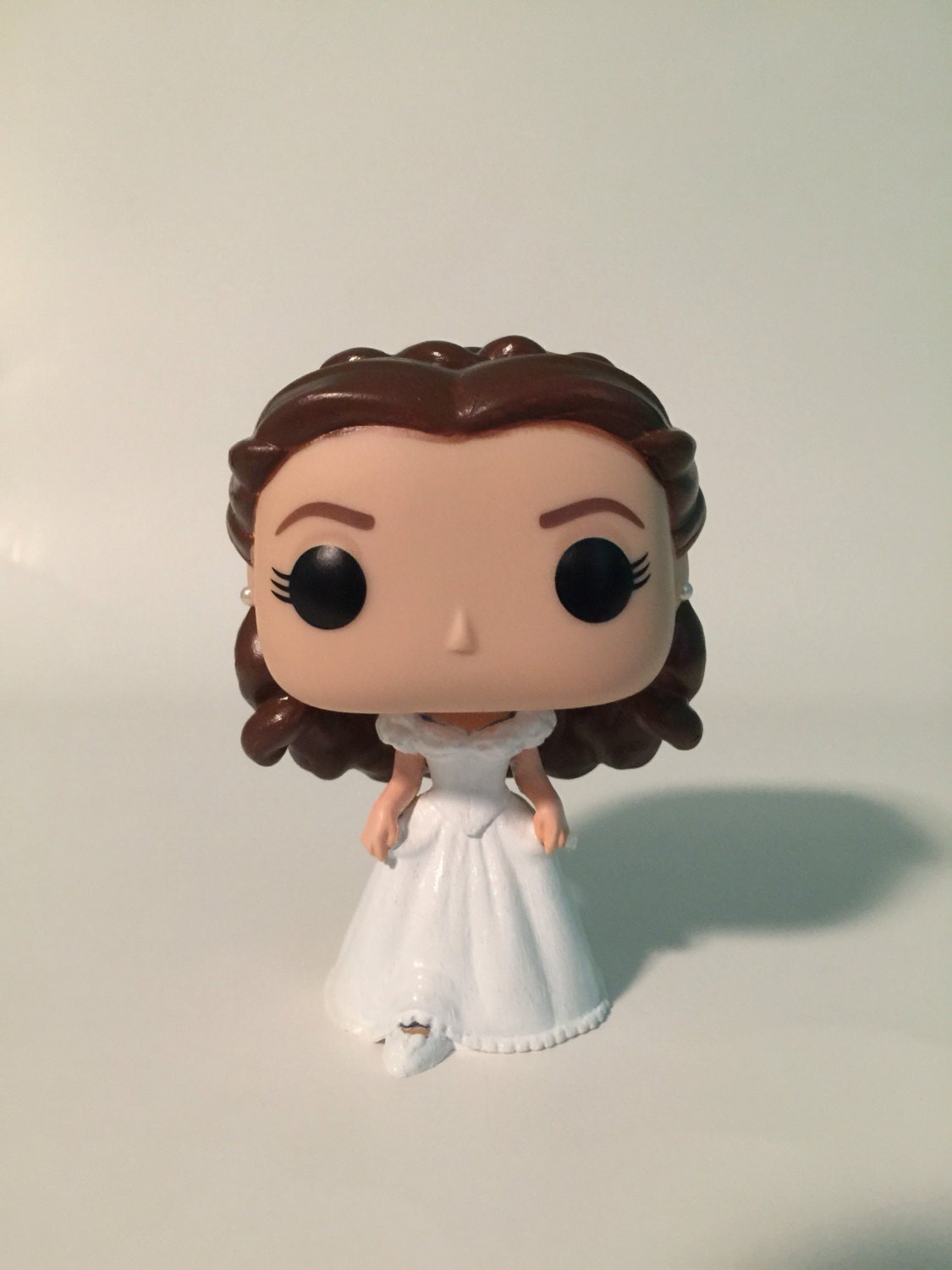 Custom Funko Pop Brunette Bride with Long hair Wedding Cake | Etsy