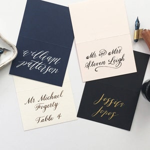 Wedding Place Cards, Calligraphy Place Cards, Place Card, Escort Cards, Escort Card, Placecards, Handwritten Place Cards, Custom Calligraphy
