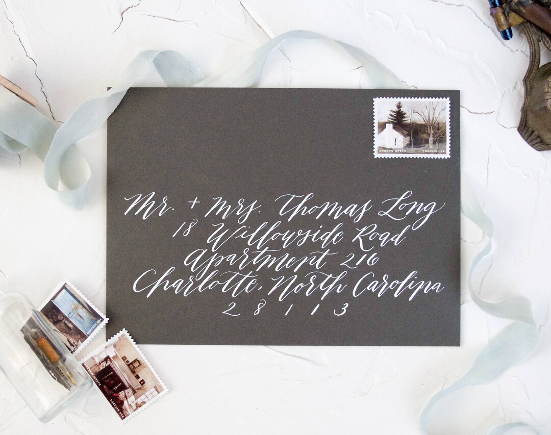 Calligraphy Envelope, Wedding Calligraphy, Envelope Addressing ...