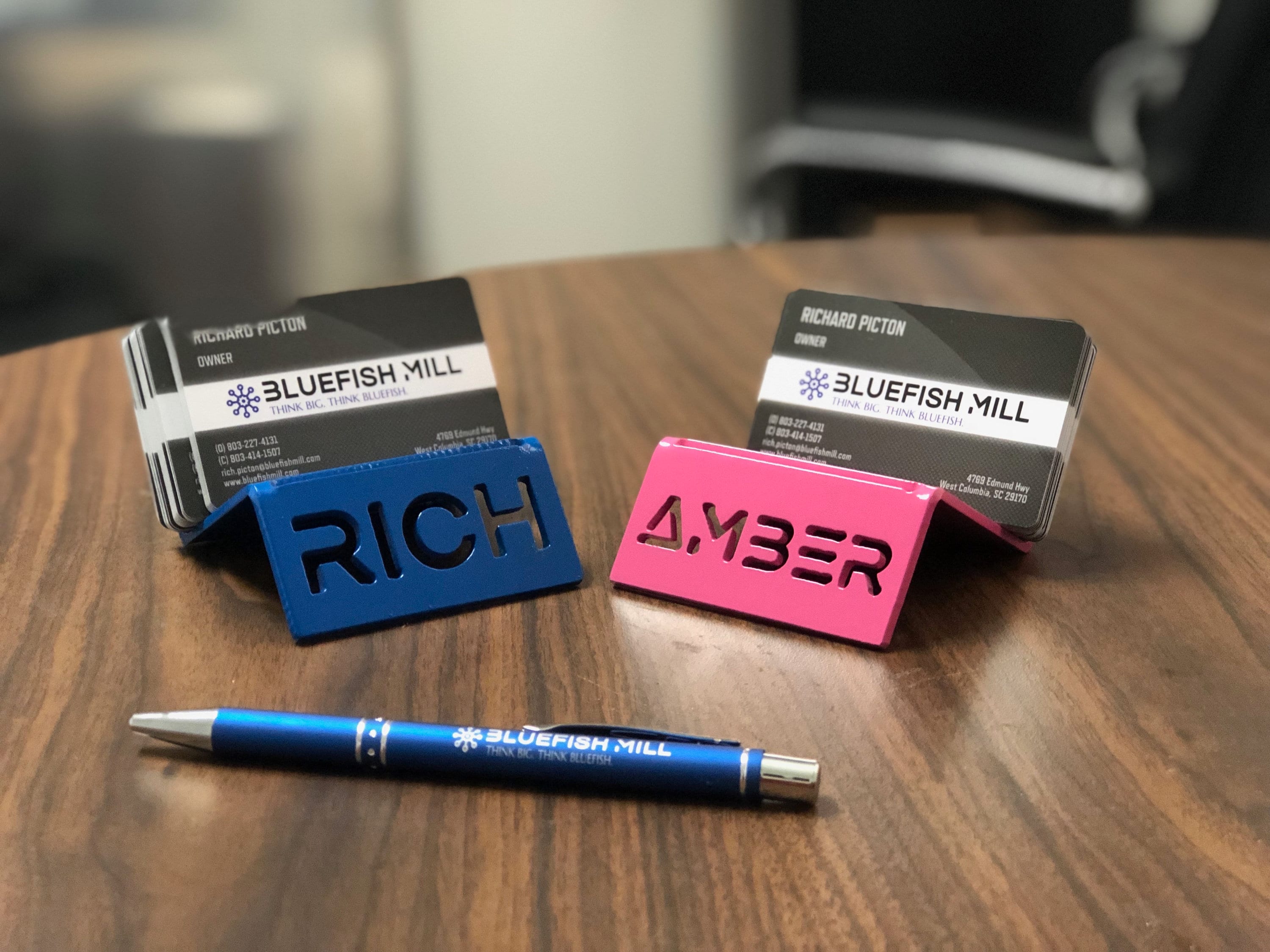 Custom Metal Business Card Holder Etsy