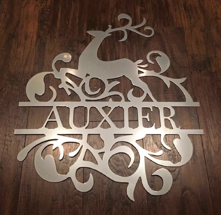 Weatherproof Winter Monogram Wreath Front Door Wreath