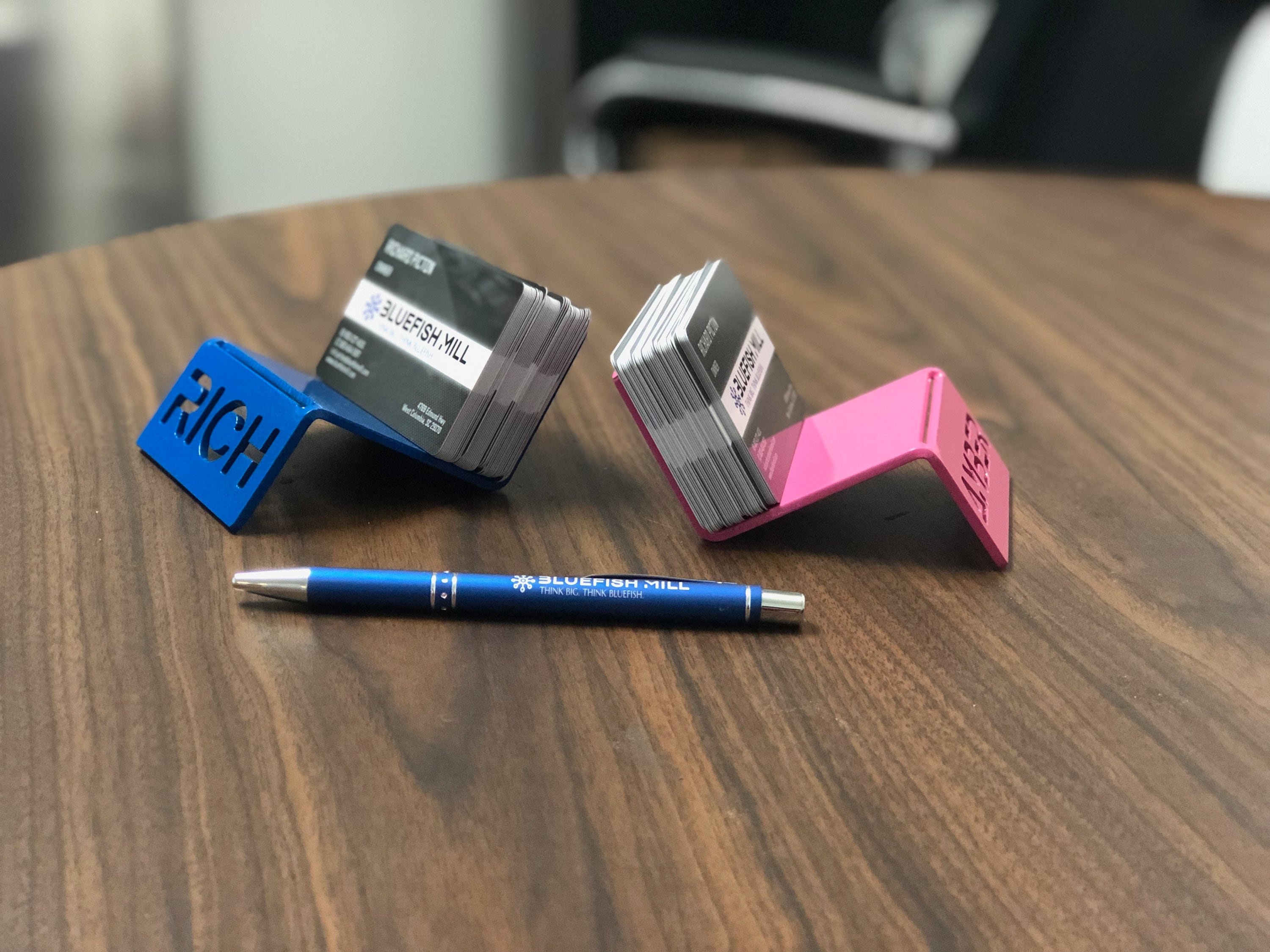 Custom Metal Business Card Holder Etsy