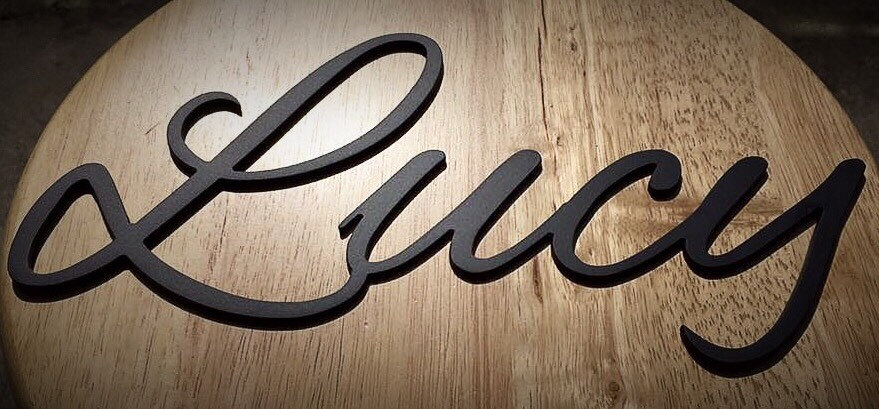 Custom Personalized Family Name Sign Metal Words Custom Personalized Family Name Sign Metal Words Wreath Last Wall Letter Monogram Letters