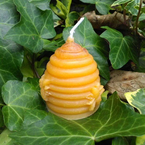 100 Pure & Natural Beeswax Candles Unscented Candle Anti Etsy