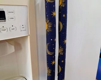 Millennial celestial 90' Refrigerator Handle Covers: Kritchen Decor