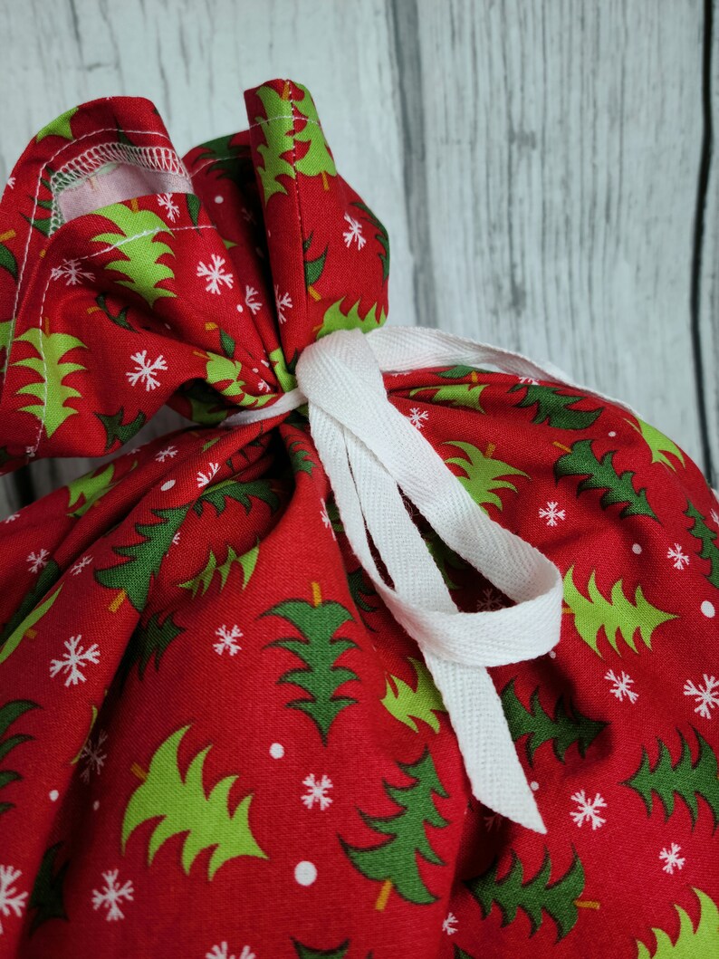 Reusable Gift Bag Cloth Wrapping Paper Christmas Wrapping Etsy