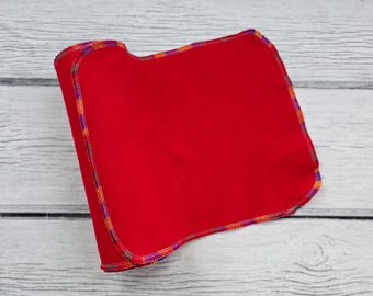 Toallas de papel reutilizables, franela 100 % algodón, juego de 12, rollo de toalla sin papel