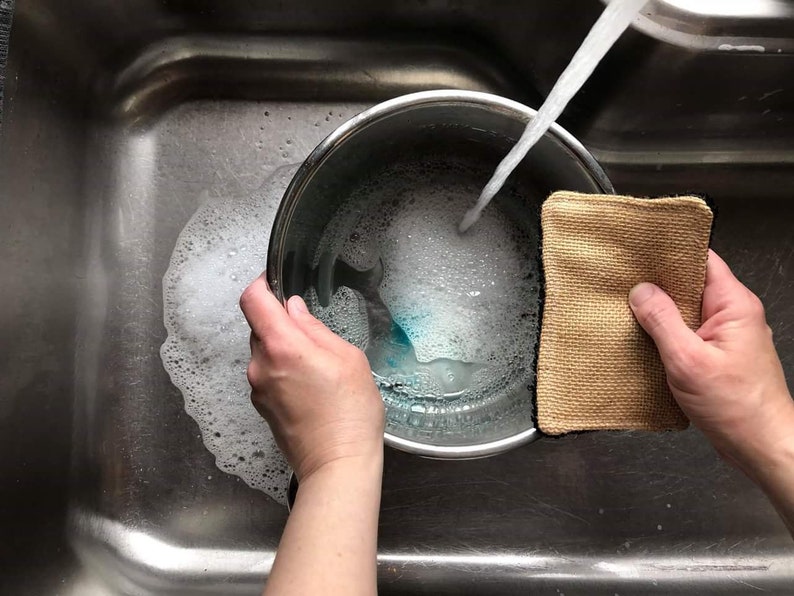 Remiusables Burlap Dish Scrubby - Thumbnail 5