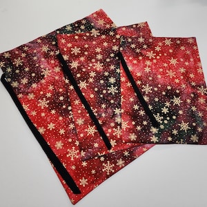 Reusable gift bag, cloth wrapping paper, Christmas wrapping, fabric gift wrap, santa sack, gift bags Christmas, eco friendly gifts