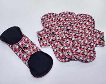 Reusable Cloth Pad | 9 inch, Flannel Topped, Zero Waste