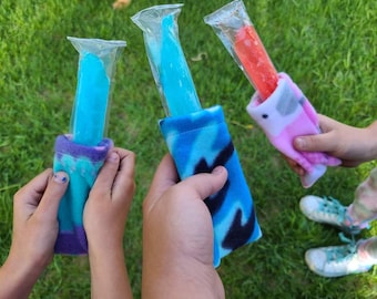 Popsicle cozy, popsicle sleeve, Popsicle holder, ice Pop holder, ice Pop Sleeve, freeze pop cozy,  for kids, gifts for mom,