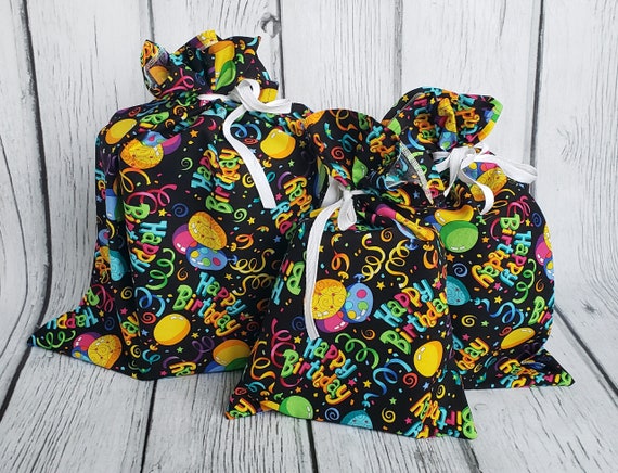 Etsy fabric online gift bags