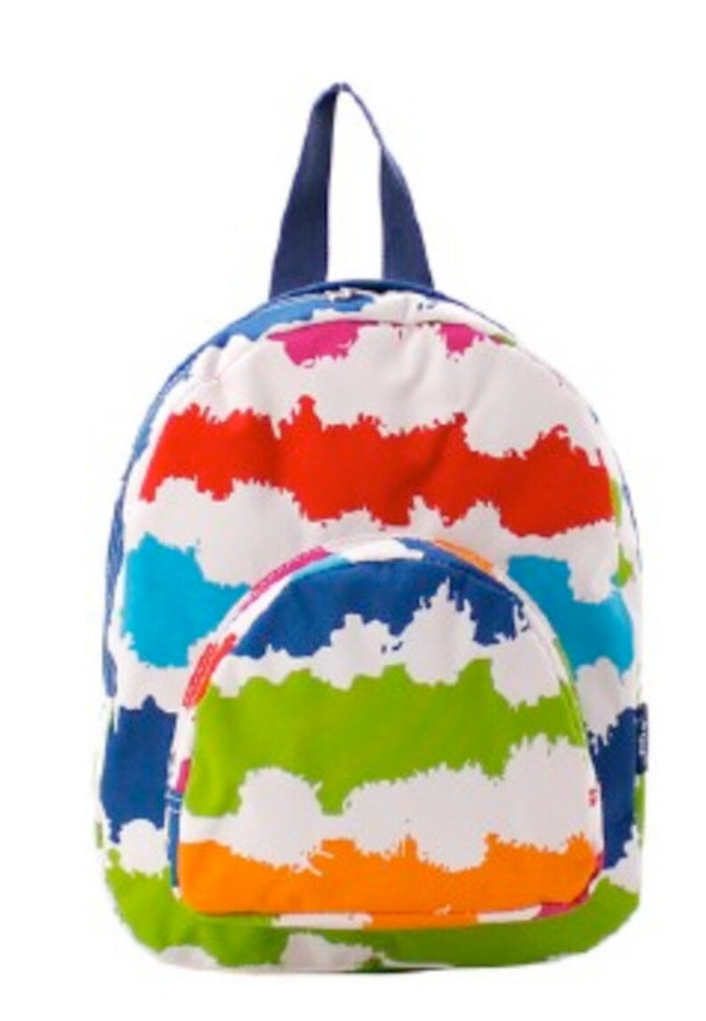 School Bag Summer Splash Backpack Backpack Embroider Bookbag Personalize Customized Bookbag Monogram Gift Small Backpack Kid/'s