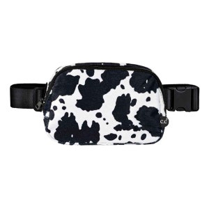 Leopard Graphic Chain Decor Fanny Pack With coin Purse
