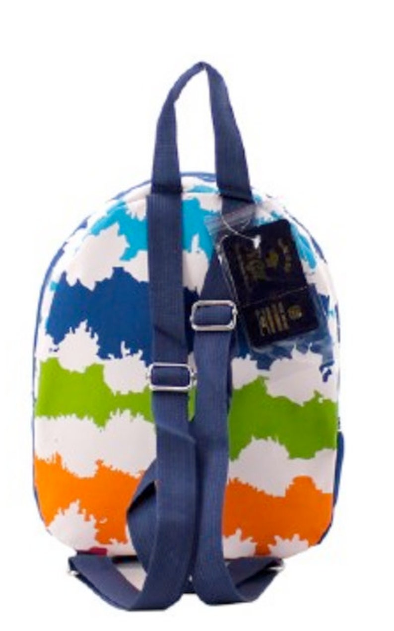 School Bag Summer Splash Backpack Backpack Embroider Bookbag Personalize Customized Bookbag Monogram Gift Small Backpack Kid/'s