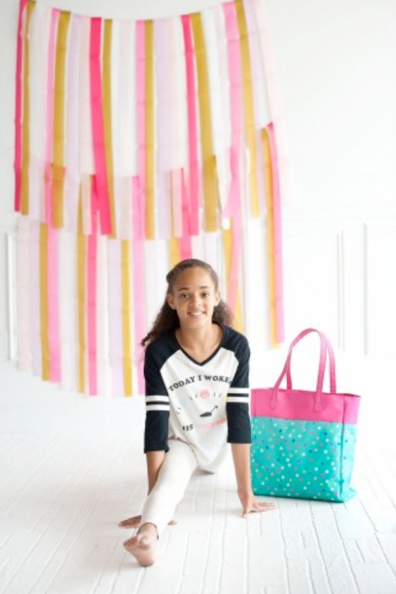 Overnight Tote Printed Tote Embroidered Tote Lottie Printed Tote Monogrammed Tote Gift Personalized Tote Girls Tote Sports Bag