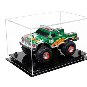 Acrylic Versatile Display Case - Medium Rectangle Box with Case, Risers and Black Base 12&quot; x 8.25&quot; x 7.25&quot; (A018/V40)