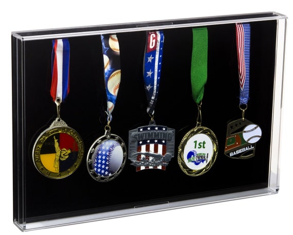Shadow Box Cabinet Display Case for Sport Political Campaign pins Real  Glass