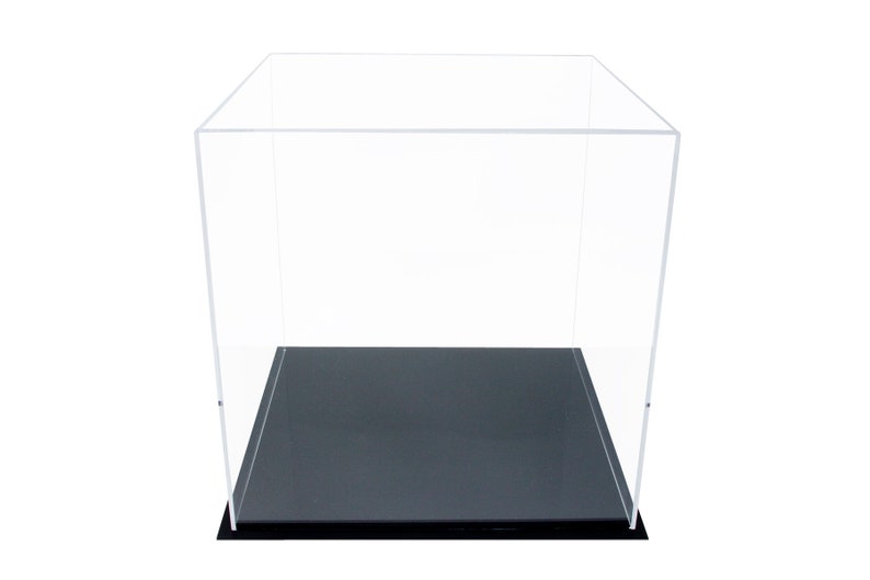 Cube Dust Cover or Riser 12 x 12 x 12 Versatile Acrylic Display Case A061-DS