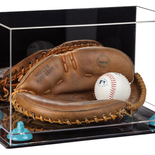 Acrylic Baseball Catchers Glove Display Case with Mirror, shops Wall Mount, Risers and Clear Base (A011-CB)
