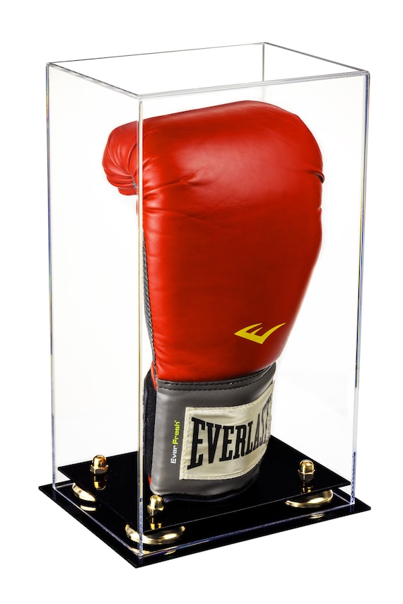 Boxing glove sales display case