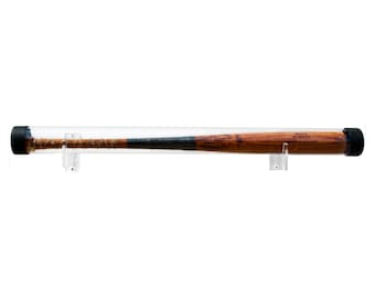 Better Display Cases Wall Mount for Baseball Bat Display Tube Holder (Brackets Only) (A023-BBT-LL)