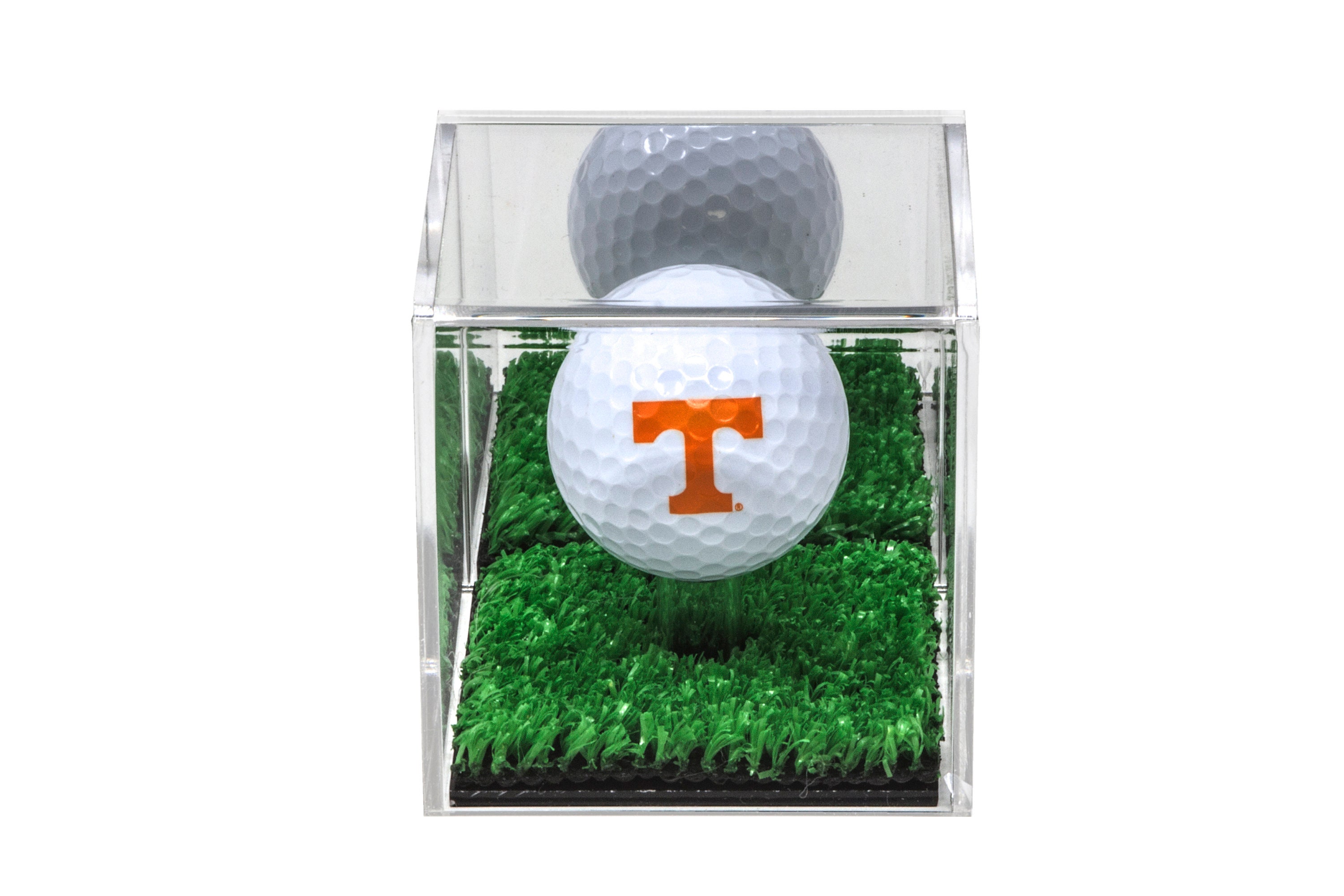 Deluxe Acrylic Golf Ball Display Case With Turf Base A046TB Etsy