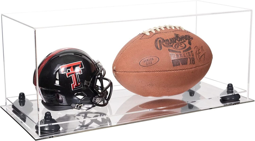 Better Display Cases Acrylic Display Case for Full Size Football and ...