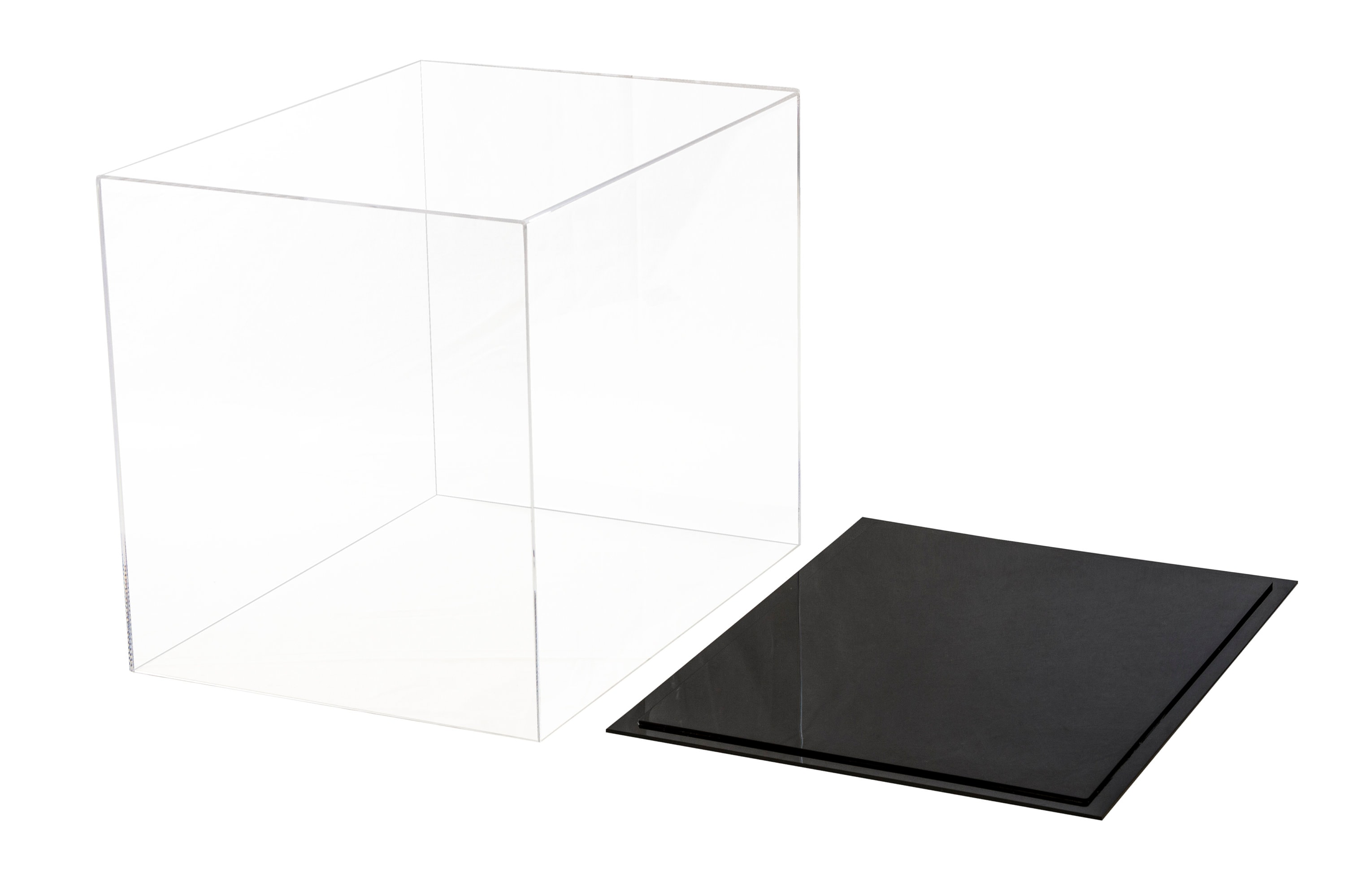Acrylic Deluxe Clear Display Case - Medium Rectangle Box 14.5