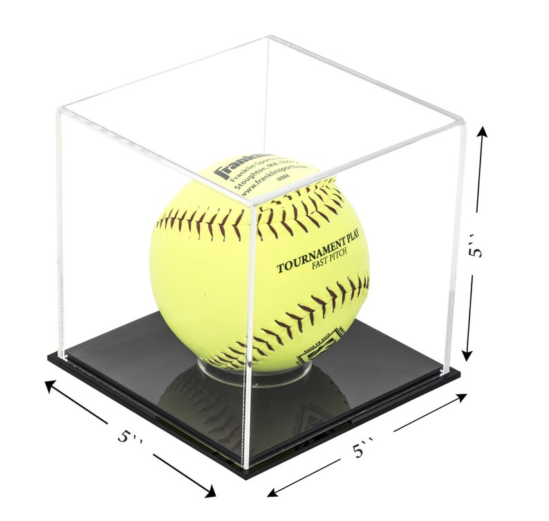 A081 Deluxe Acrylic Softball Display Case