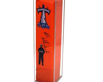 Deluxe Clear Acrylic Display Case for Football End Zone Pylon 4.875&quot; x 4.875&quot; x 18.5&quot; (A021-CB-TT)