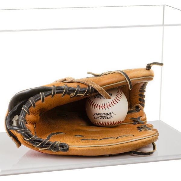 Baseball Glove Display Case Etsy
