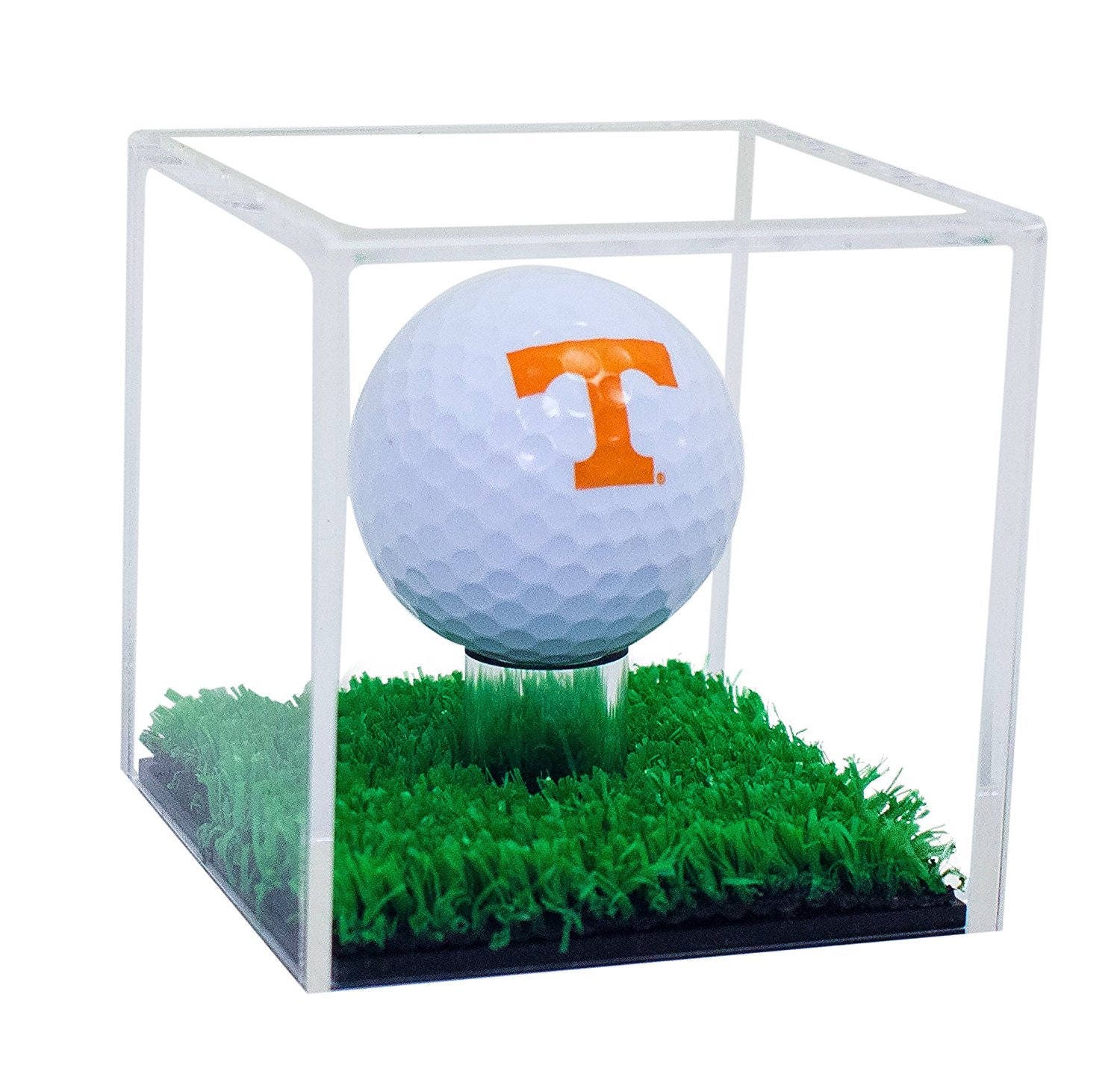 Deluxe Acrylic Golf Ball Display Case With Turf Base A046TB Etsy