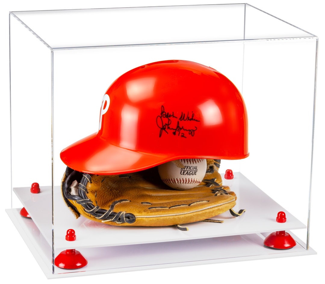 Versatile Clear Acrylic Display Case - Large Rectangle Box With Risers ...