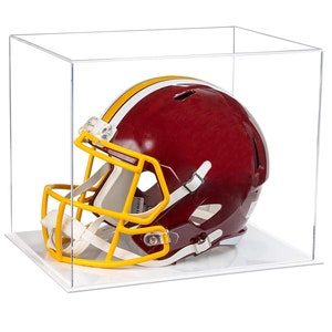 Acrylic Football Helmet Display Case with Double Sheet Base (V44)