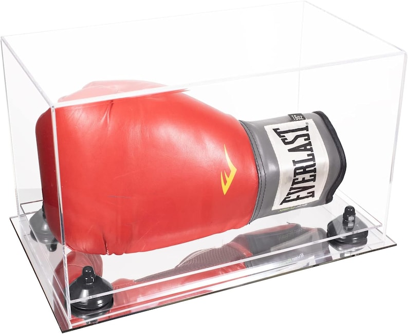 Versatile Display Case - Medium Rectangle Box With Risers and Mirror ...