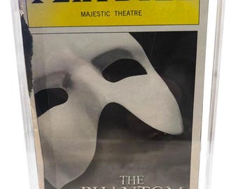 Better Display Cases Clear Acrylic Table Top and Wall Mount Display Case for Playbill (A137)