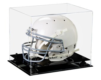 Clear Acrylic Football Helmet Display Case with Risers (A002)