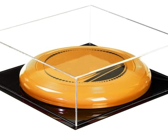 Versatile Acrylic Clear Display Case - Medium Rectangle Box 12" x 12" x 3" (A030C-DS)